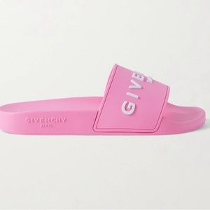 Givenchy-Pink Pool Slides Sz 40